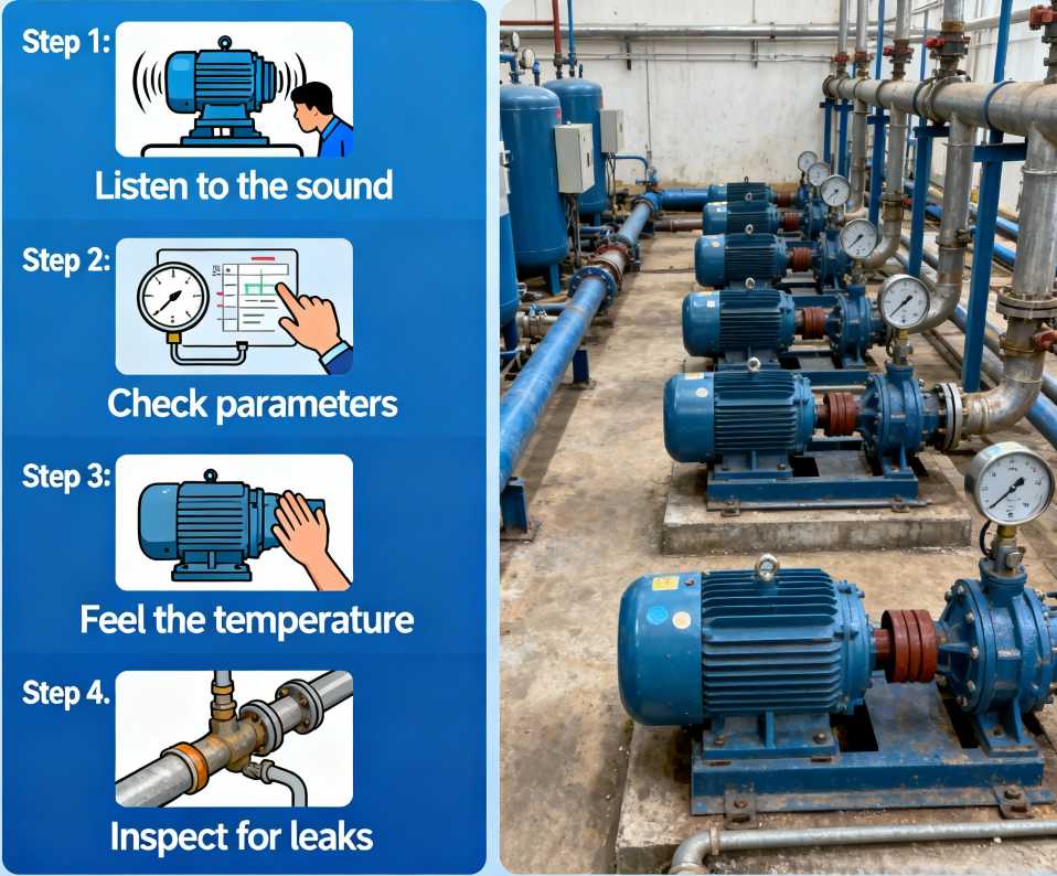 4 Steps of Pump Inspection